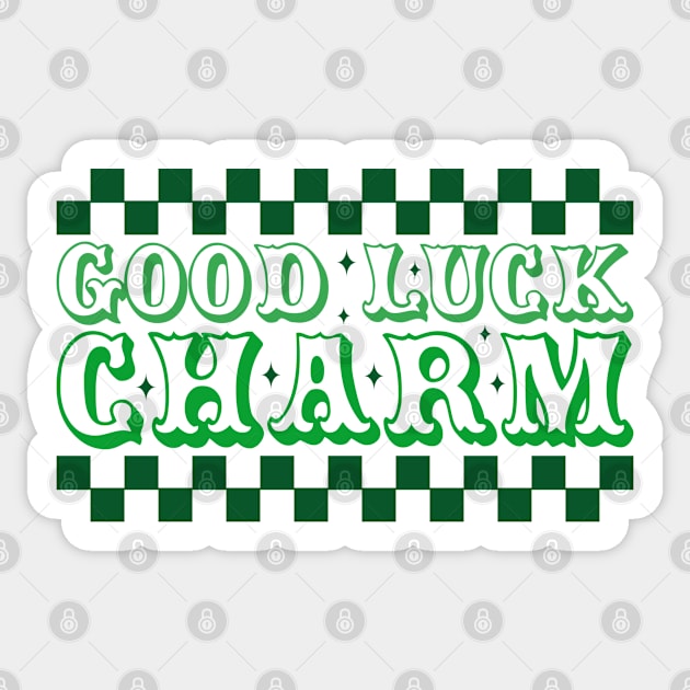 Good Luck Charm Sticker by MZeeDesigns